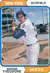1974 Topps Baseball Cards      008       George Theodore RC